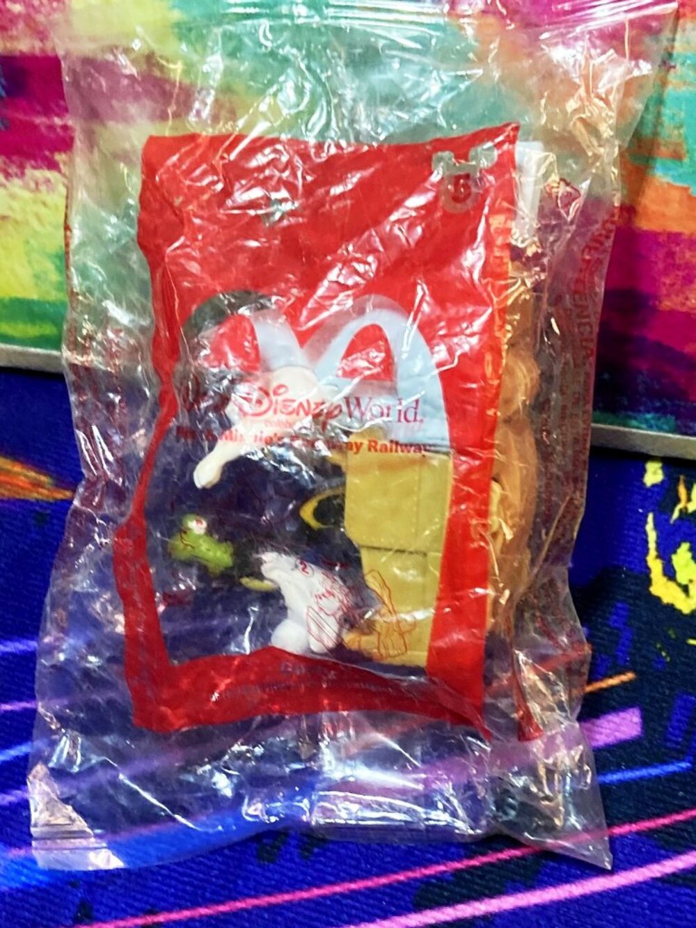 McDonalds Disney World Goofy Happy Meal Toy #5 New Sealed 50 Anniversary Train